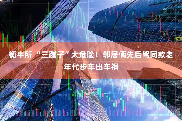 衡牛所 “三蹦子”太危险！邻居俩先后驾同款老年代步车出车祸
